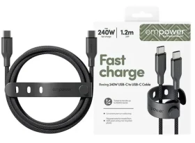 PanzerGlass empower 240W USB-C to USB-C USB 2.0 1.2M černá (198258)