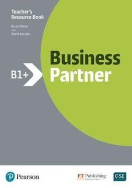 Business Partner B1+ Teacher´s Book with Online Access - Bruce Wade