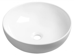 SAPHO - RONDANE keramické umyvadlo na desku Ø 41cm, bílá AR435