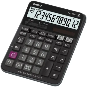 Casio DJ-120D Plus / Kalkulačka / 12místný displej / Duální napájení / Výpočet procent a marže (4971850032823)