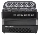 Hohner Fun Nova II 80 light, black celluloid, B-stepped (použité)