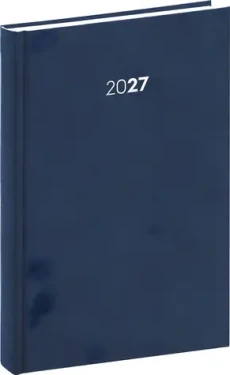 NOTIQUE Denní diář Balakon 2027 tmavě modrý / 15 × 21 cm