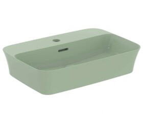 IDEAL STANDARD - Ipalyss Umyvadlo na desku, 55x38 cm, s přepadem, otvor pro baterii, Sage E2077X9