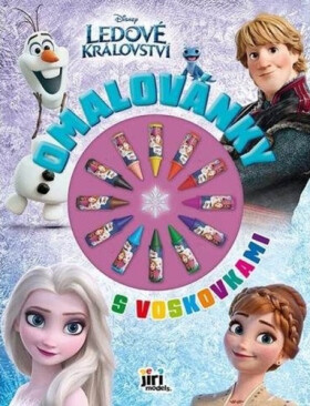 Ledové království - Omalovánky s voskovkami