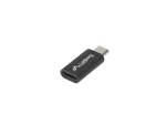 Lanberg AD-UC-UM-01 černá / Adaptér / USB-C (M) - Micro USB (F) (AD-UC-UM-01)