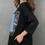 HOSH Mikinové šaty Defne Velikost: UNI, Barva: Starorůžová