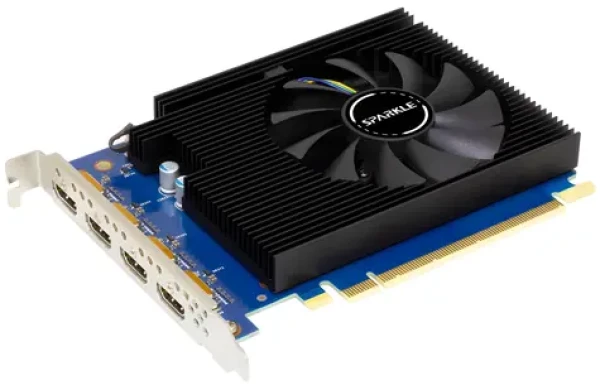 SPARKLE Intel Arc A310 Omni View 4G / 1000 MHz / 4GB GDDR6 / 64-bit / 4x HDMI / 350W (SA310F-4G)