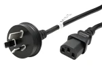 EFB napájecí kabel AU (AS 3112) - IEC C13 černý / Napájecí kabel / 1,8 m (EK493.1,8)