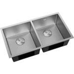 MEXEN - Binox ocelový dřez 2-bowl 800 x 450 mm, nerez HC 6421802000-01HC