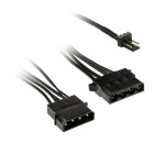 Kolink Adaptér 3-pin na 2x 4-pin Molex 24.5cm černá (PGW-AC-KOL-086)