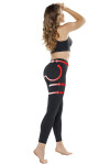 GWINNER Push-Up Leggins Anti Cellulite kolor:black