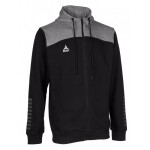 Select Oxford Mikina s kapucí na zip černá/šedá L