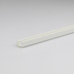 Profil U PVC bily lesk 6.2x8.7x1000