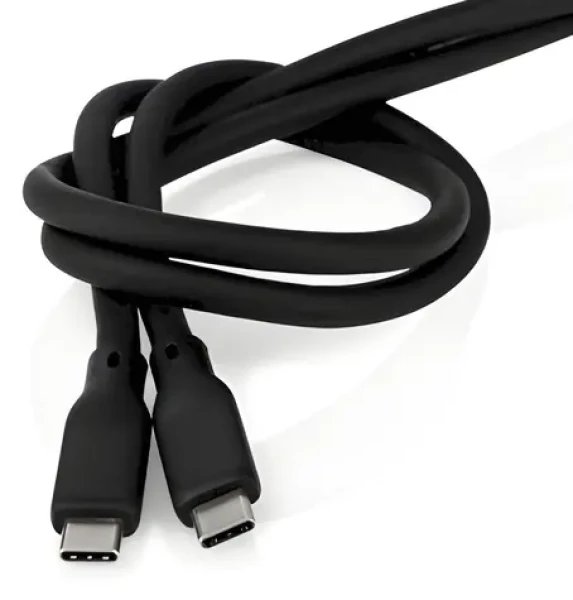 Nedis černá / Kabel USB-C / USB-C - USB-C / 240 W / 20 Gbps / 1 m (CCGB64810BK10)