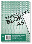 Kancelářský blok A5, čtvereček, 50 listů