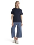 Dámské merino triko krátký rukáv ICEBREAKER Wmns Linen SS Tee, Midnight Navy velikost: XS