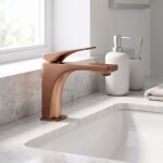 REA - Umyvadlová baterie PREMIUM Joe Brush Copper low REA-B8936
