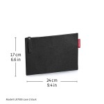 Sada kabelka a taštička na zip Reisenthel Shopper e1 set Glossy dots black