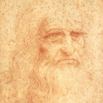Nástěnný poznámkový kalendář 2026 NOTIQUE - Leonardo da Vinci, 30 x 30 cm
