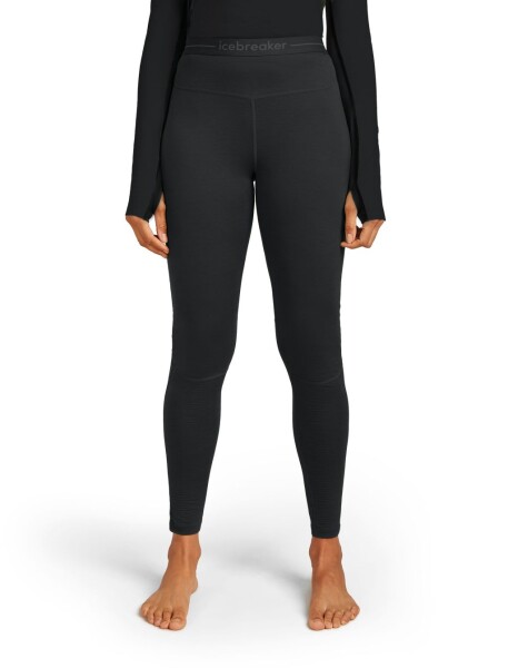 Dámské merino kalhoty ICEBREAKER Wmns 125 ZoneKnit Leggings, Black velikost: S