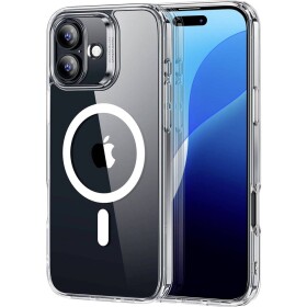 ESR Classic Hybrid HaloLock Case zadní kryt na mobil Apple iPhone 16 Plus transparentní Kompatibilní s MagSafe