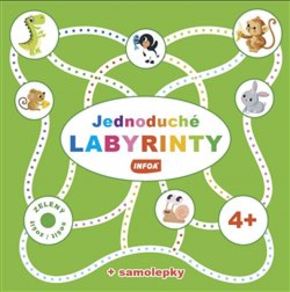 Jednoduché labyrinty Zelený