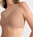 SLOGGI ZERO MICROFIBRE 2.0 - Ultralehká bezešvá braletka Sloggi CAMEO BROWN XL