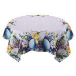 Středový ubrus s potiskem VELIKONOČNÍ VAJÍČKA 85 x 85 cm