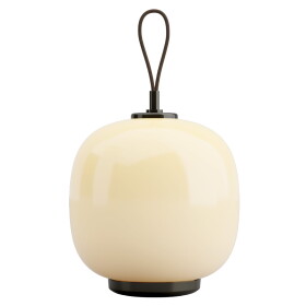 Louis Poulsen Přenosná stmívatelná lampa VL 45 Radiohus / Glossy Pale Yellow Glass, žlutá barva, kov, plast