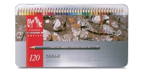 Caran d'Ache, 666.420, Pablo, umělecké pastelky nejvyšší kvality, 120 ks