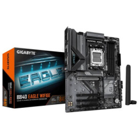 GIGABYTE MB Sc AM5 B840 EAGLE WF6E, AMD B840, 4xDDR5, Wifi, DP, HDMI, ATX EDF_1706305