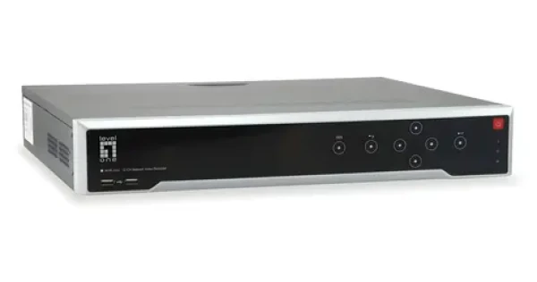 LevelOne NVR-1332 / Rekordér / NVR / 32 kanálů / do 12Mpix / 4x HDD slot / 2x LAN / HDMI (NVR-1332)