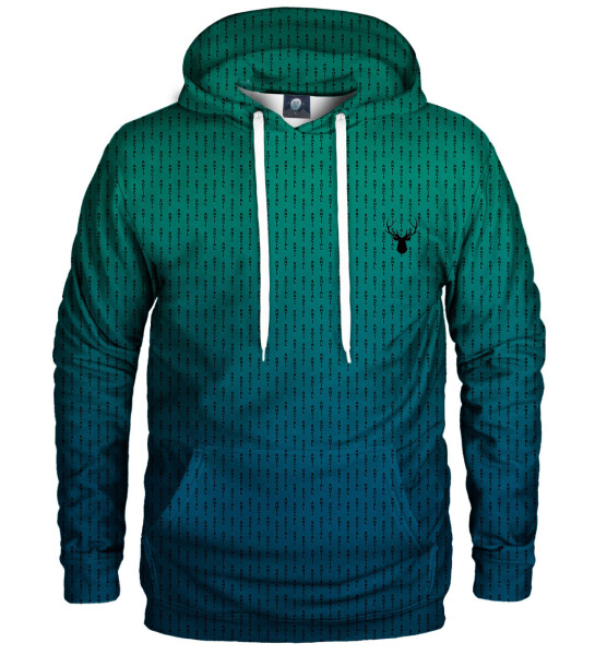 Aloha From Deer Phthalo Anti Social Hoodie H-K AFD747 Teal