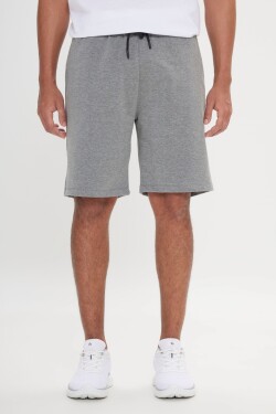 AC&Co Altınyıldız Classics Men's Gray Standard Fit Casual Comfortable Sports Knitted Shorts
