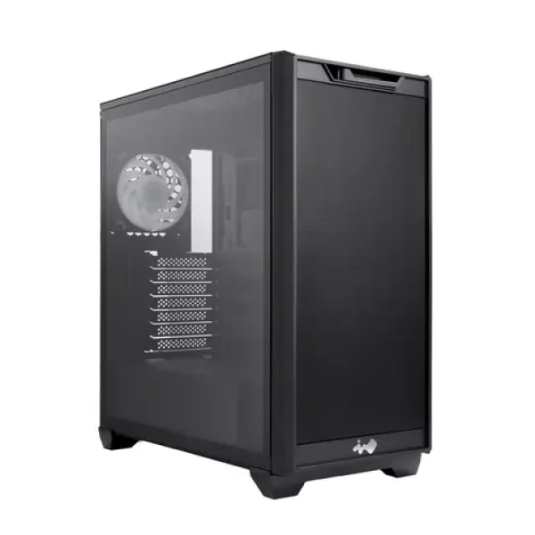 InWin D5 černá / E-ATX / 2x USB-A 3.2 / 1x USB-C 3.2 / 1x 120mm / bez zdroje / průhledná bočnice (IW-CS-D5BLK-1AN120)