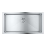 GROHE - Dřez K700 s odtokem, 86x46 cm, kartáčovaná nerez 31580SD1