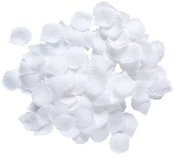 Ptakoviny.cz Okvětní lístky bílé 100ks