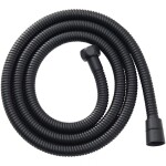 CERANO Sprchová hadice opletená - černá matná - 150 cm
