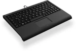 Keysonic ACK-3410 ES černá / Mini klávesnice / Touchpad / USB (60744)