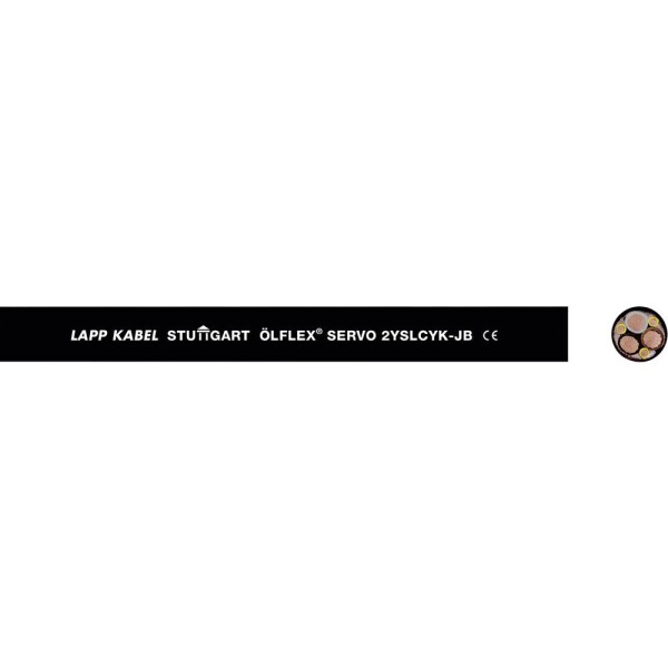 LAPP ÖLFLEX® SERVO 2YSLCY-JB 36440/1000 servo kabel 3 x 2.5 mm² + 3 G 0.5 mm², 1000 m, černá