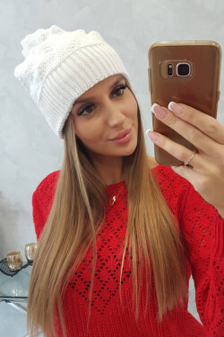 Dámská čepice Leonia K342 bílá UNI