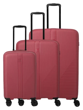 Travelite Air Stripe S,M,L Slim Red S: 37 l / M: 75/86 l / L: 104 L TRAVELITE-7000341-10