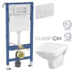GEBERIT DuofixBasic bílým tlačítkem DELTA50 WC CERSANIT CLEANON CARINA SEDÁTKO 458.103.00.1 50BI CA2