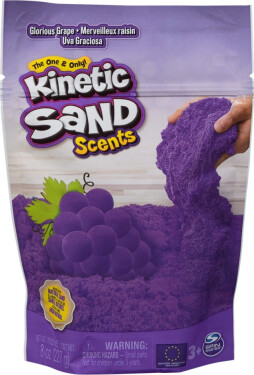 Kinetic sand balení s ovocnými vůněmi hrozny - Spin Master Kinetic Sand