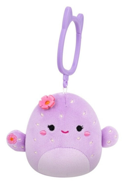 Squishmallows Klíčenka Fialový kaktus - Adrienne 9 cm