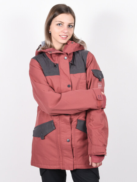 Billabong SCENIC ROUTE VINTAGE PLUM dámská snowboardová bunda