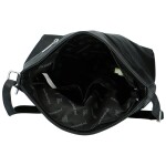 Stylová dámská koženková crossbody kabelka Olbba, černá