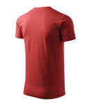 Heavy New tričko unisex bordó 3XL