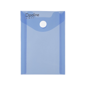 Psaníčko s drukem A7 na výšku Opaline modrá - 5ks