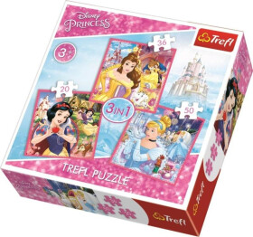 Puzzle Disney Kouzelný svět 3v1